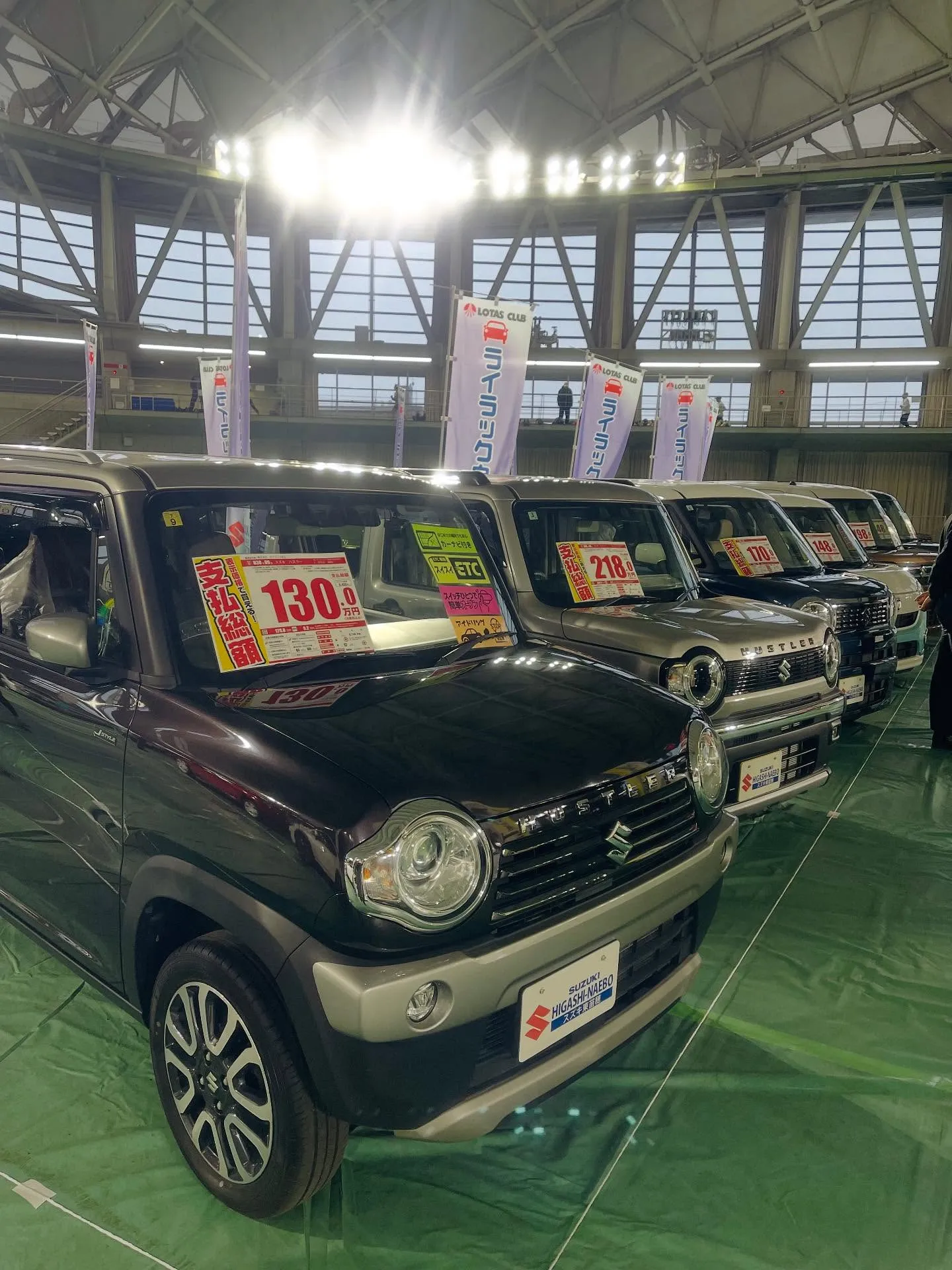 本日より、つどーむにて、JU中古車フェアに参加しております❤...